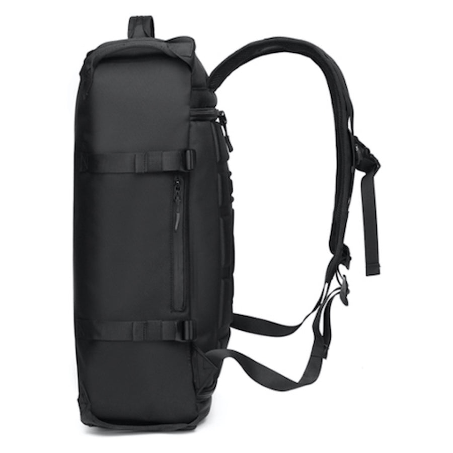 reyllen x2 backpack for athletes and crossfit  black side view