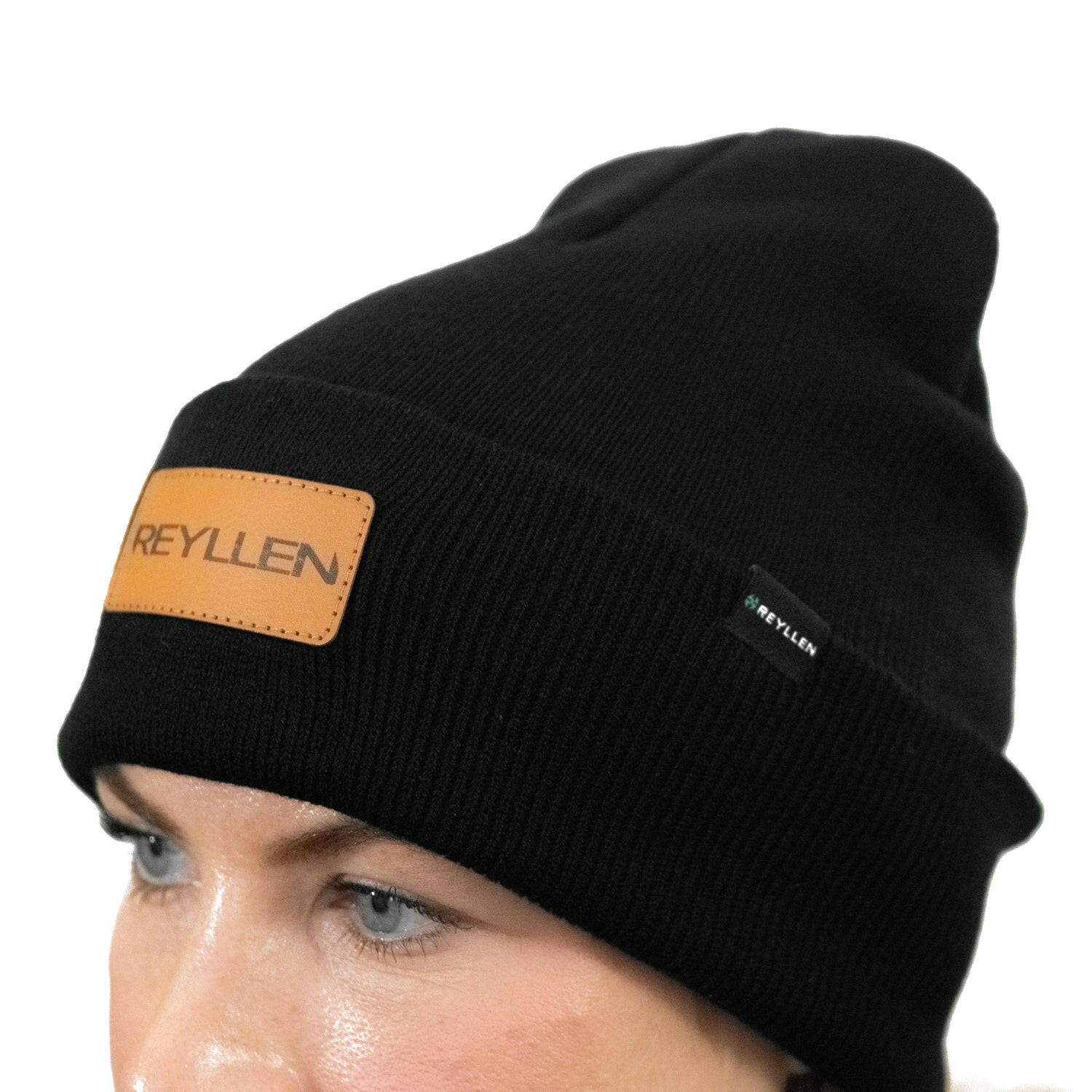 Reyllen Beanie Hat worn on head