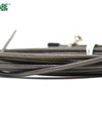 flare speed rope replacement skipping jump cable grey pvc coated