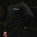 Reyllen Soft Shell Jacket Unisex Polyester Fleece Hood  worn by man side view 2