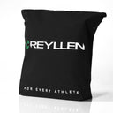 reyllen canvas cotton tote bag black front view